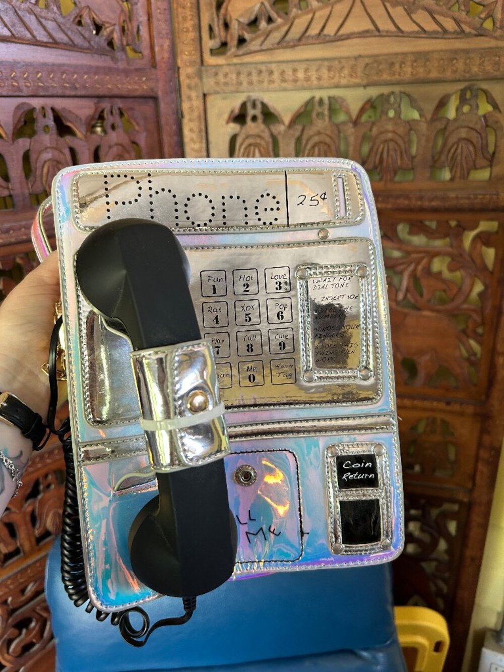 Metallic Phone Purse
